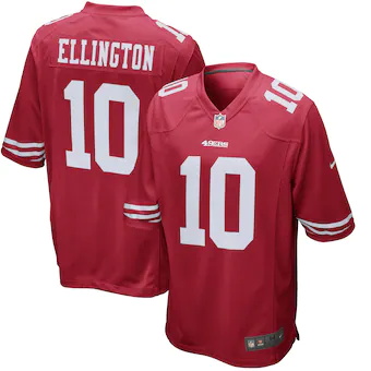 mens nike bruce ellington scarlet san francisco 49ers game 